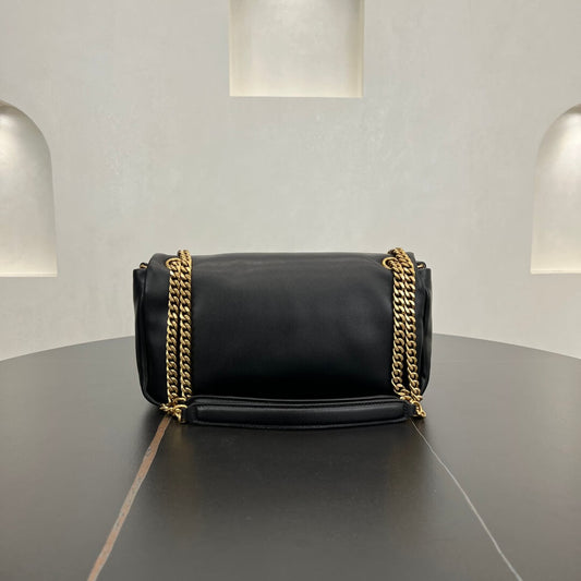 ys l 734153 calypso 26cm calfskin black