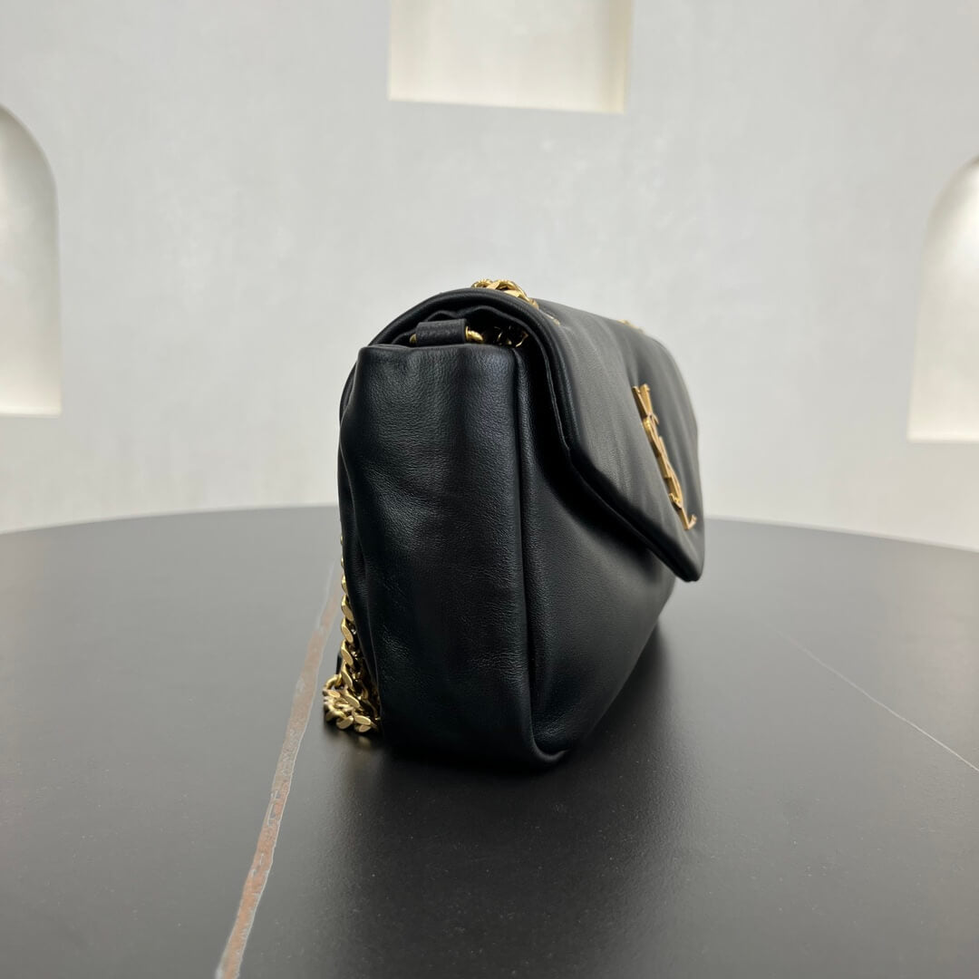 ys l 734153 calypso 26cm calfskin black