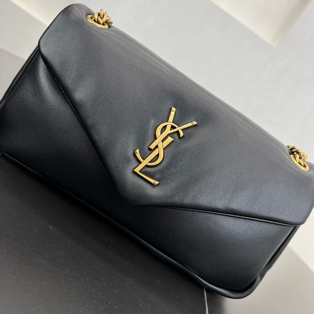 ys l 734153 calypso 26cm calfskin black