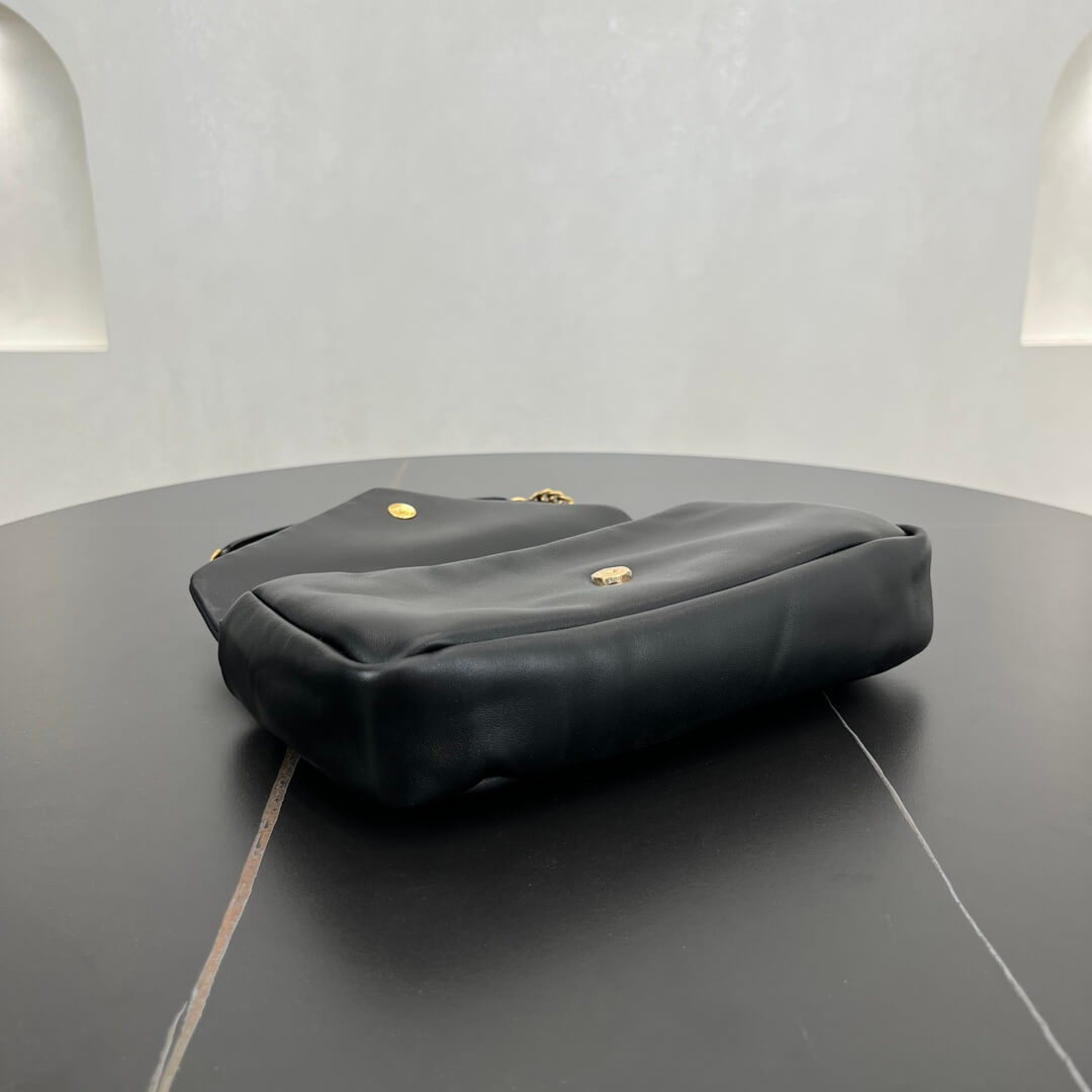 ys l 734153 calypso 26cm calfskin black