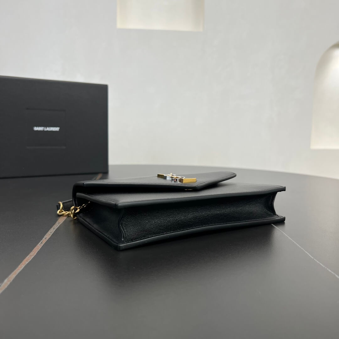 ys l 743050 le cassandre clutch bag 19cm black