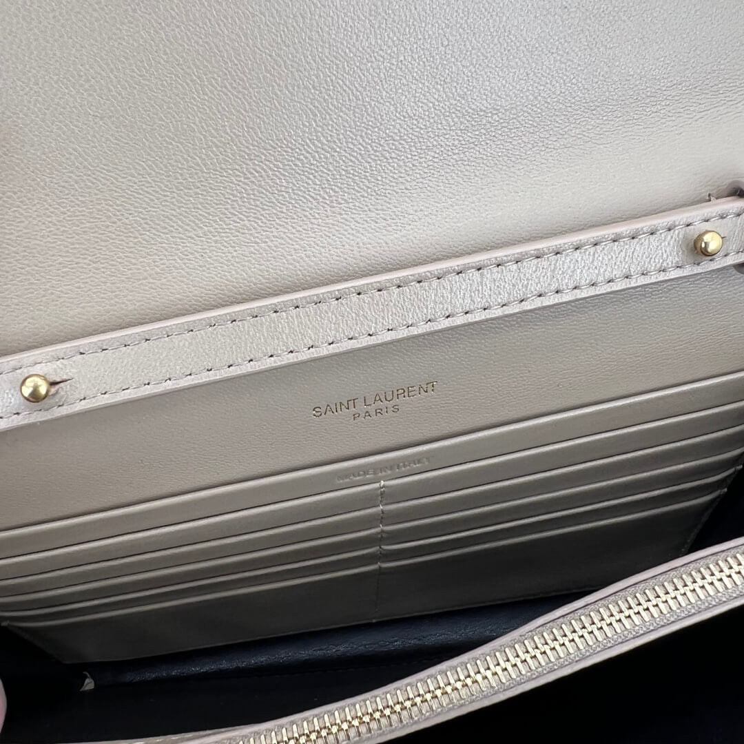 ys l 743346 le cassandre chain bag 23cm apricot