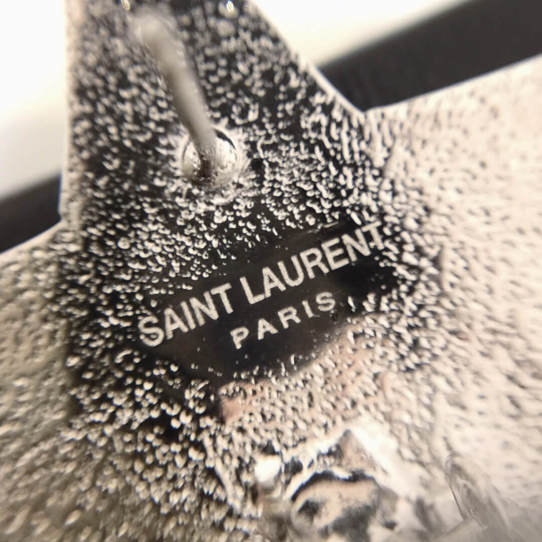 ys l star tassel earrings crystal brilliance silver