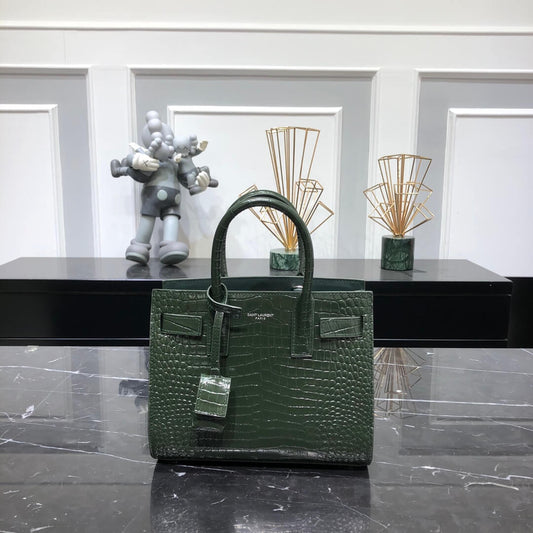 YS-L340778 shoulder bag Handbag green Leather