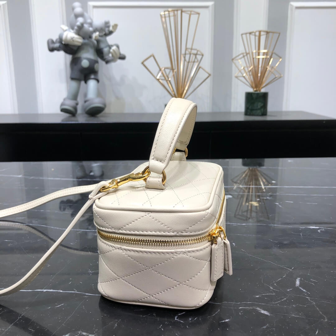 Y669560 cross body bags shoulder bag grey calfskin rose gold