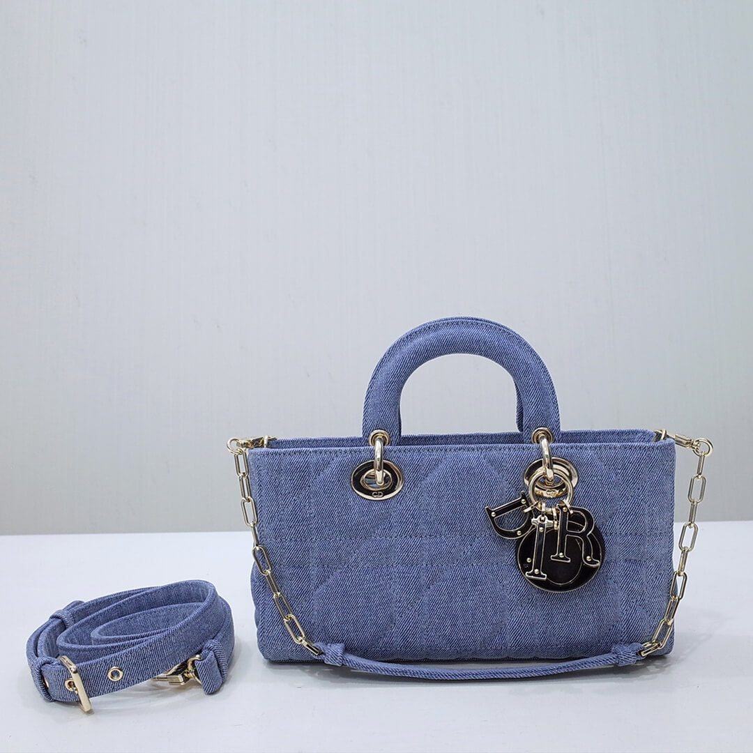 DO 8015 Lady D-Joy Handbag blue-2 26cm