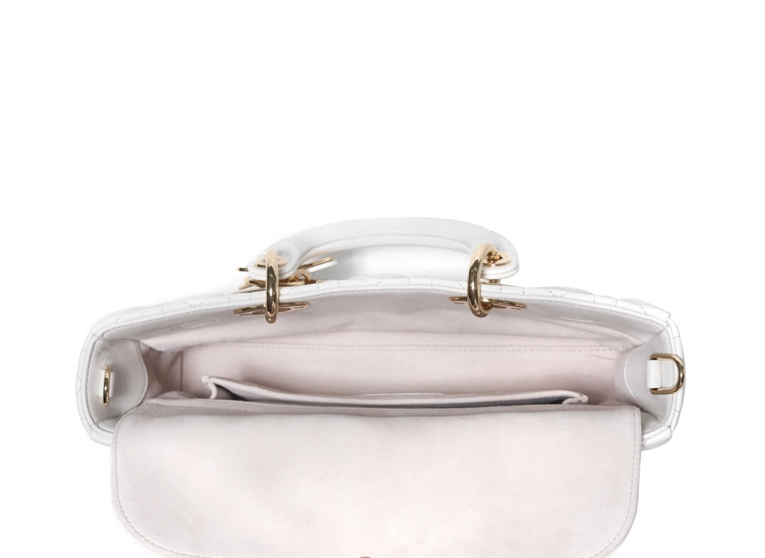 DO 8015 Lady D-Joy Handbag Pearl White 26cm