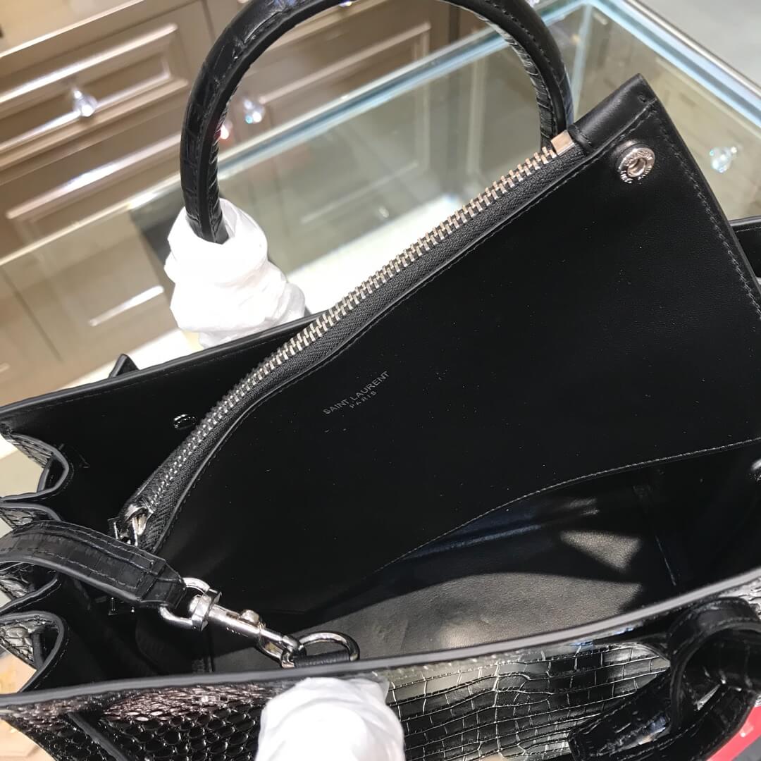 YS-L340778 shoulder bag Handbag black Leather