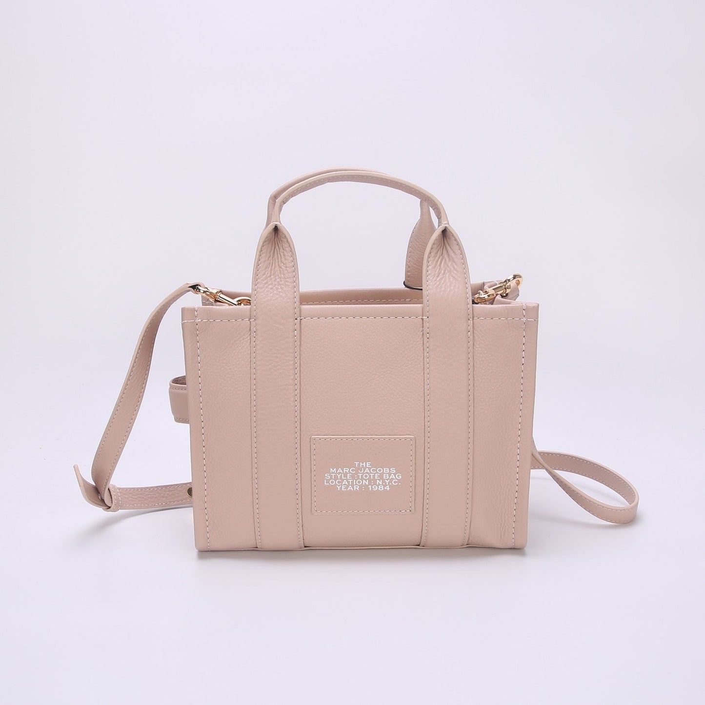 M-J TOTE LEATEHR BAGS APRICOT