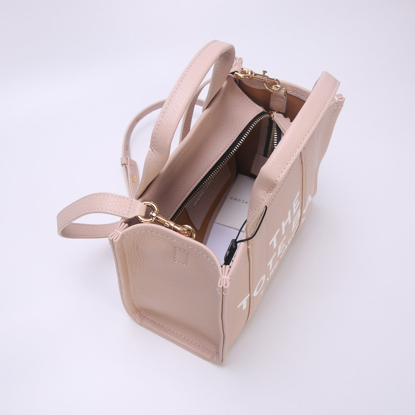 M-J TOTE LEATEHR BAGS APRICOT