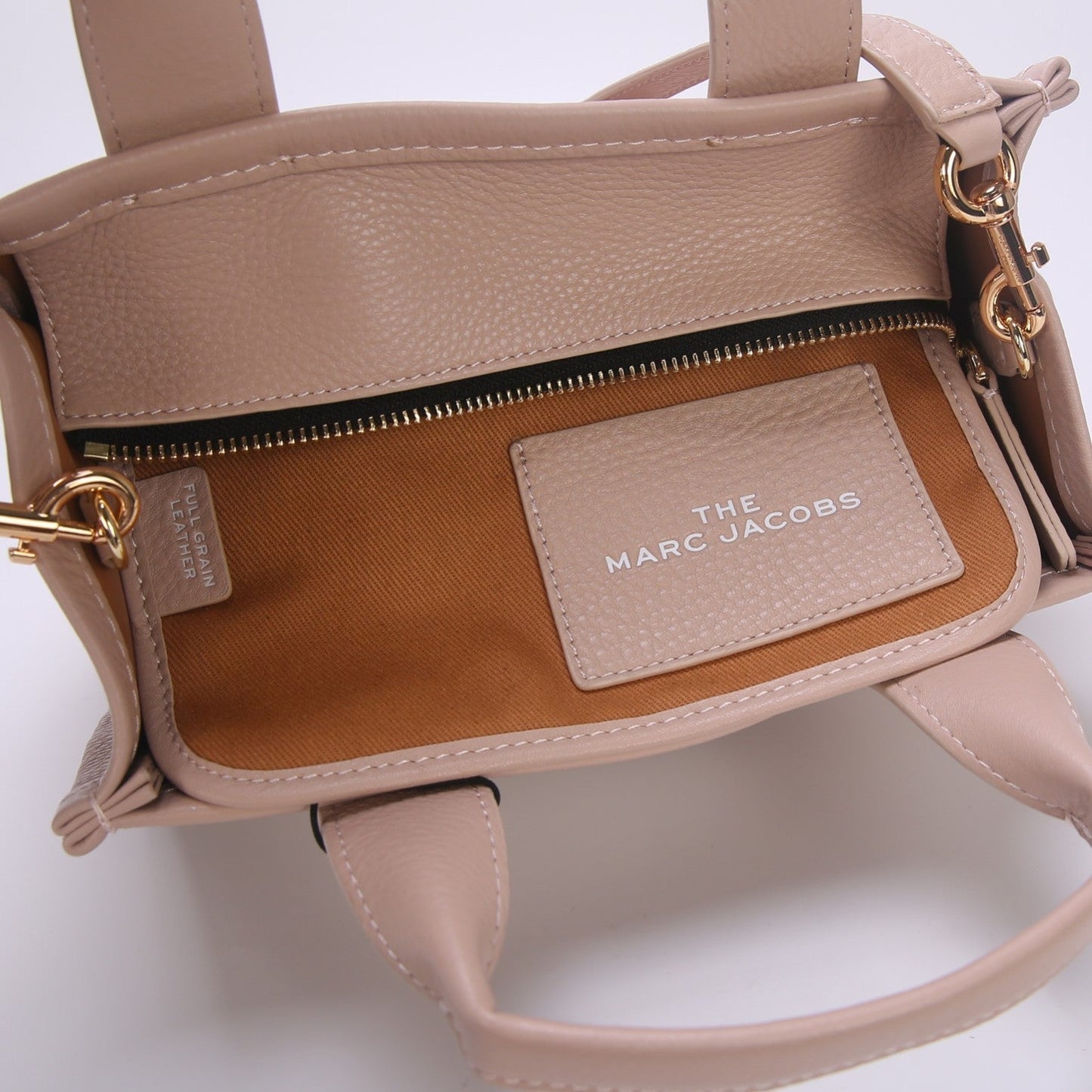 M-J TOTE LEATEHR BAGS APRICOT