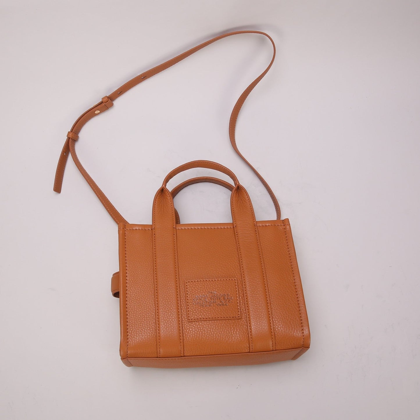 M-J TOTE LEATHER BAGS BROWN