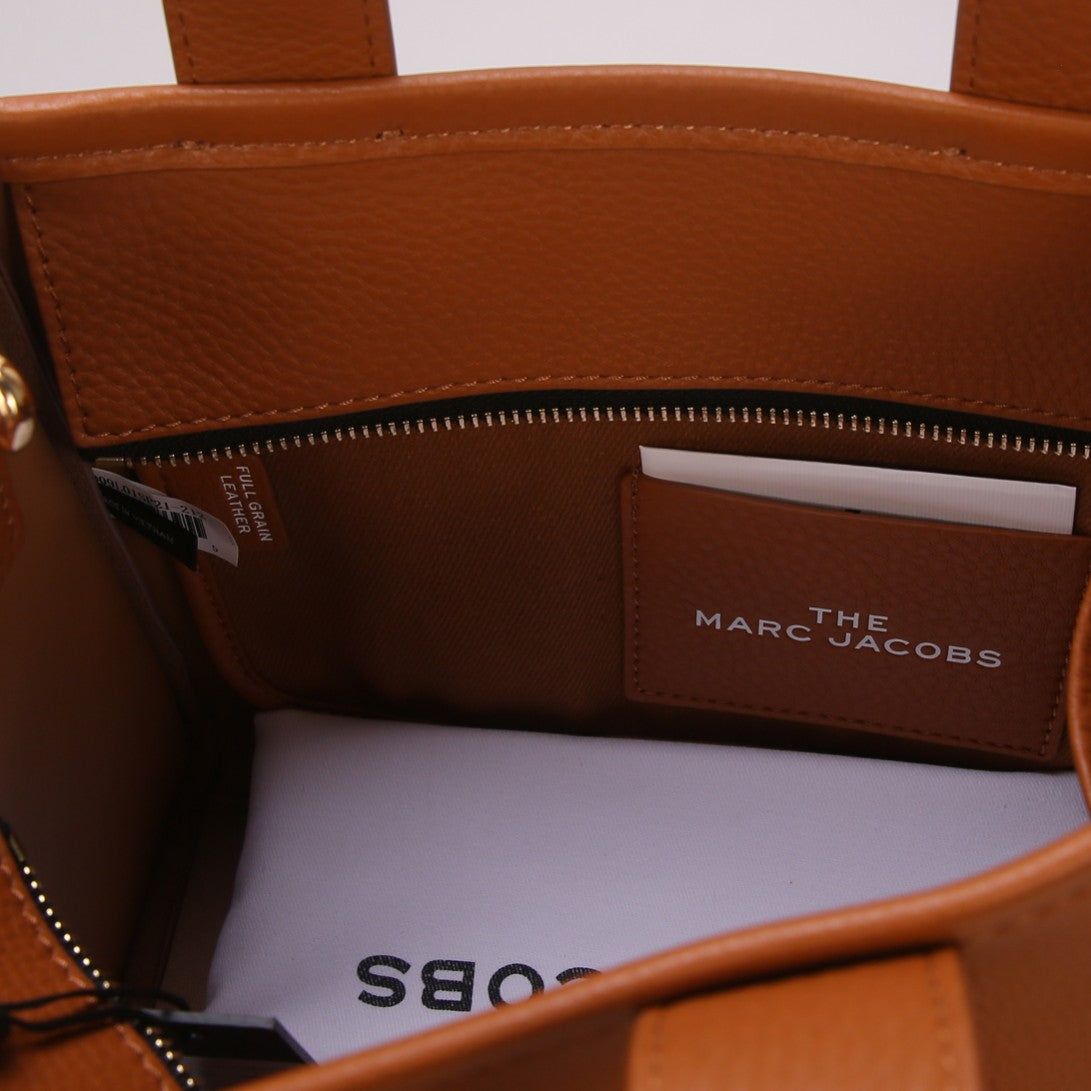 M-J TOTE LEATHER BAGS BROWN