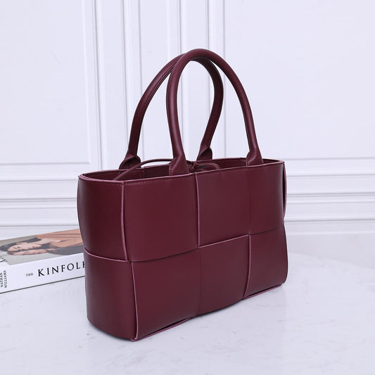 Bottega Venet TOTE handbag Daniel Lee medium size 30cm maroon 2218-1A