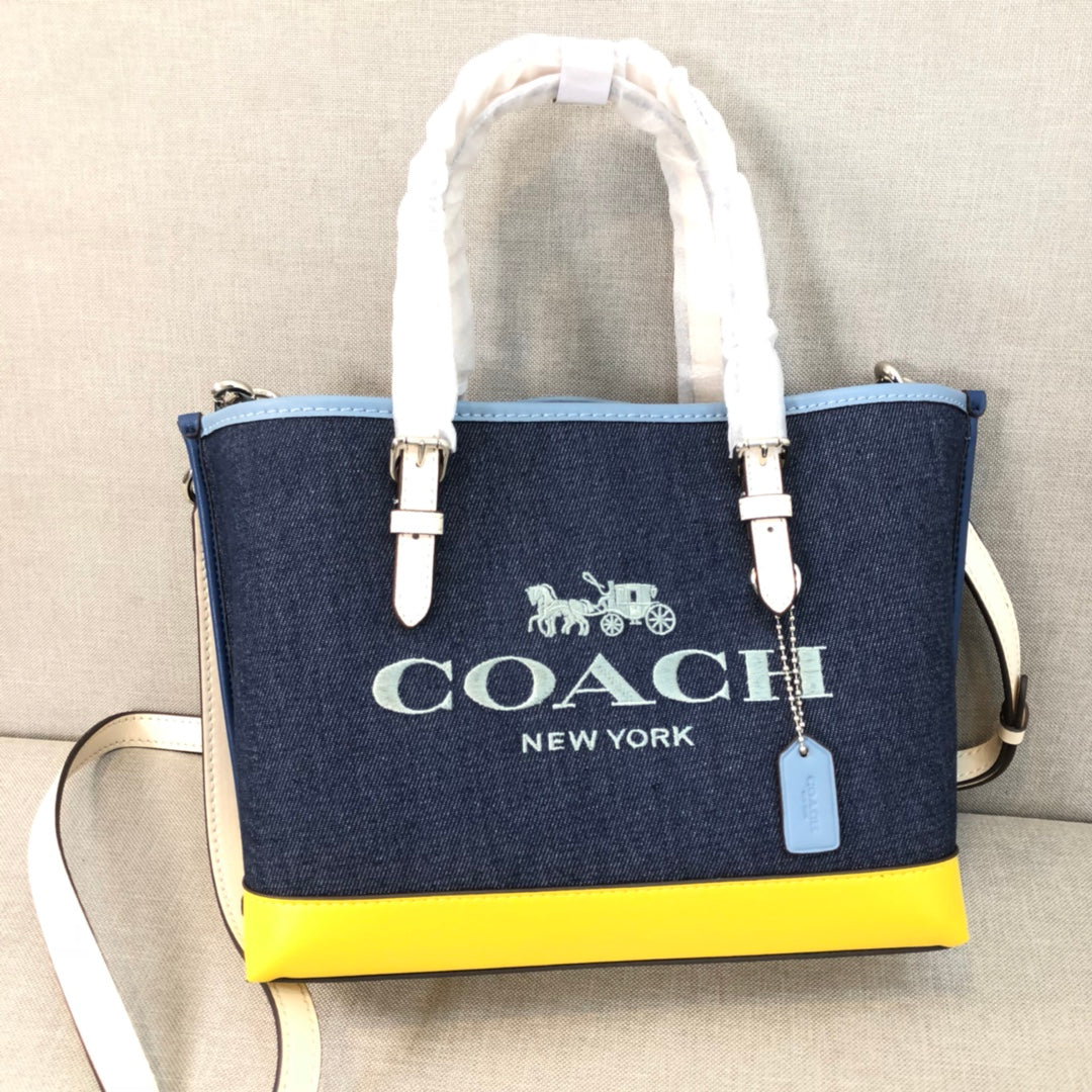 COA TOTE BAG CANVAS BLUE