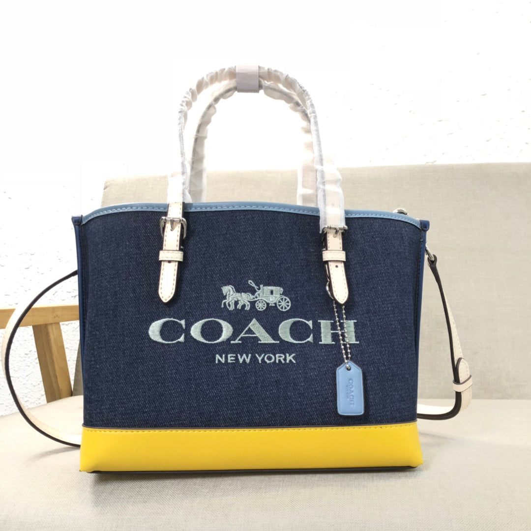 COA TOTE BAG CANVAS BLUE