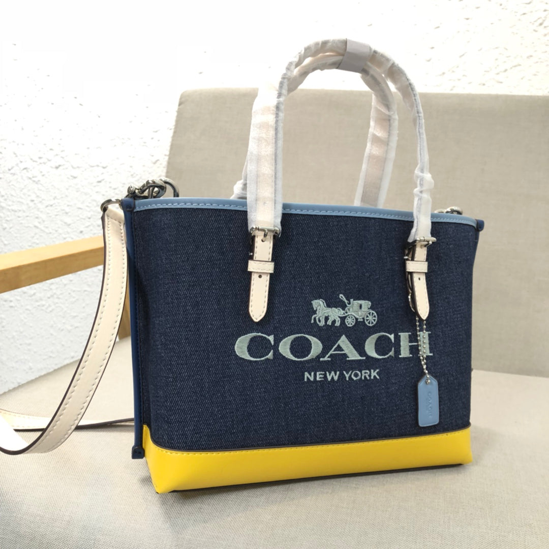 COA TOTE BAG CANVAS BLUE