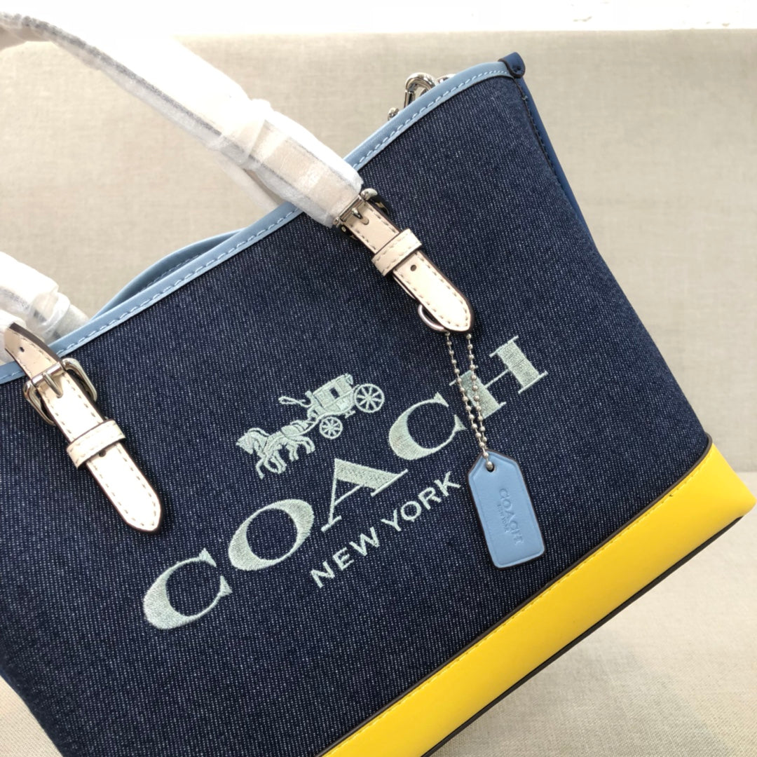 COA TOTE BAG CANVAS BLUE