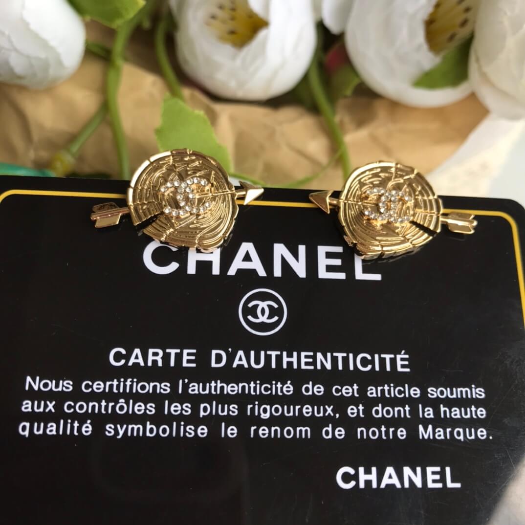 Chanel Double C Love Arrow Versatile Earrings Personalized EH13168A12