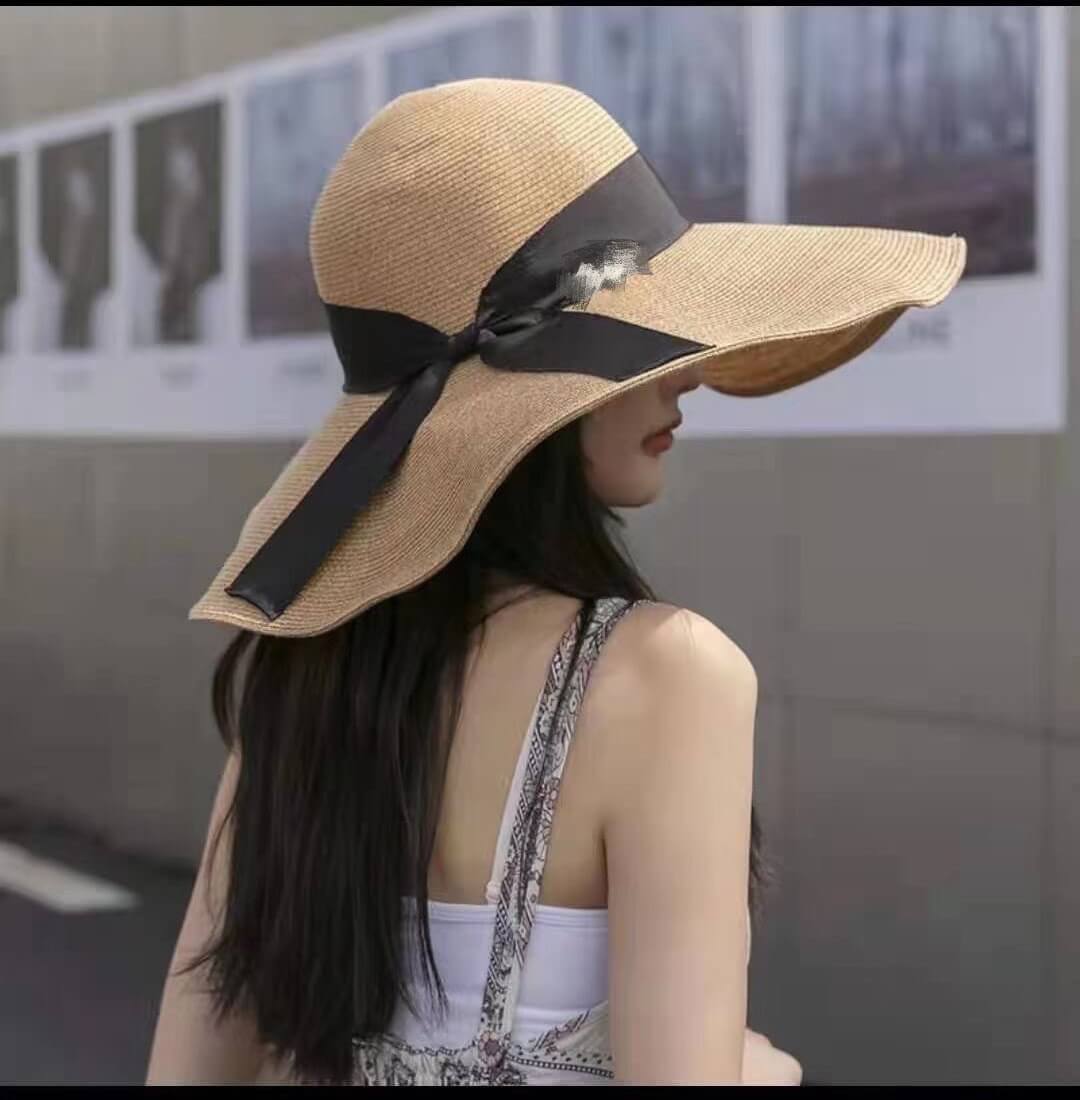 Chanel's New Big brim Straw Hat MZ13168A3