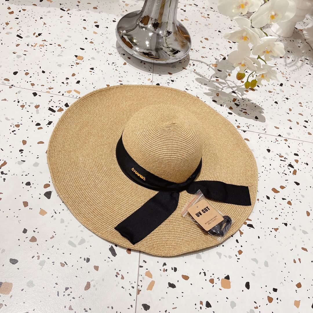 Chanel's New Big brim Straw Hat MZ13168A3