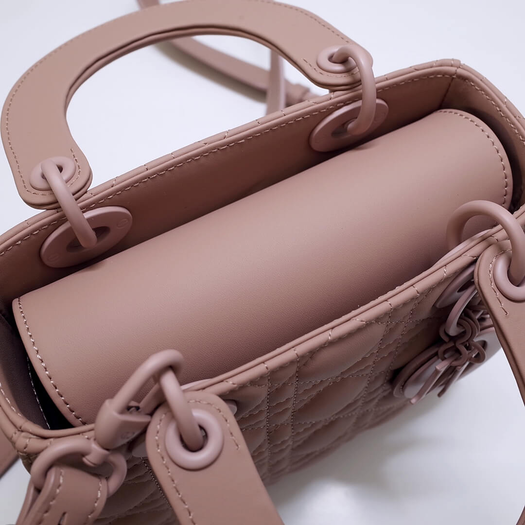 DO0803 Lady matte Handbag shoulder bag cross body bags nude/Lotus root Pink Daifei bag Frosted buckle