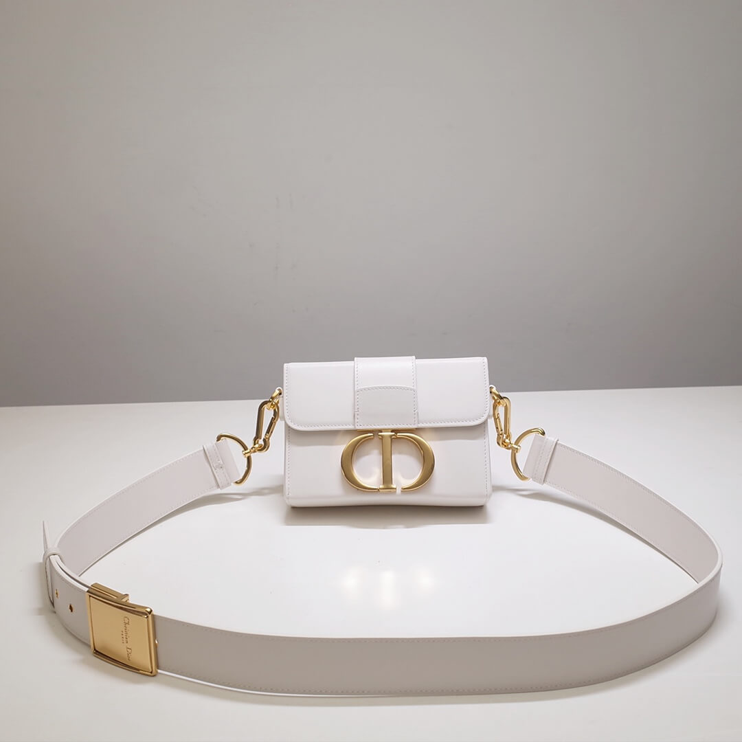 DO9008s MiniBox Oblique 30 Montaigne shoulder bag cross body bags Pearl White