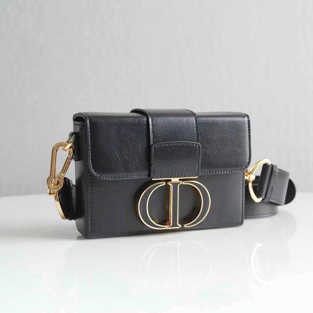 DO9008s MiniBox Oblique 30 Montaigne shoulder bag cross body bags black-2