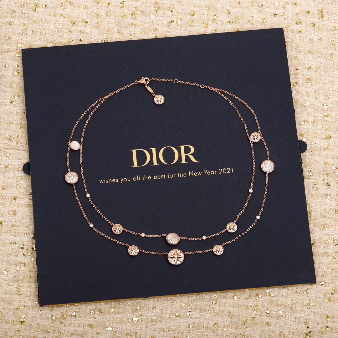 Dior New Fashion Light Luxury Necklace XL13168A16