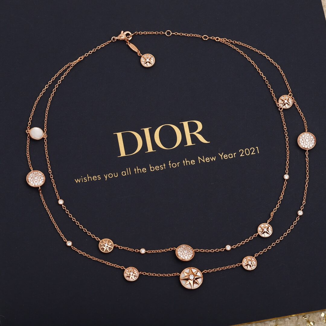 Dior New Fashion Light Luxury Necklace XL13168A16