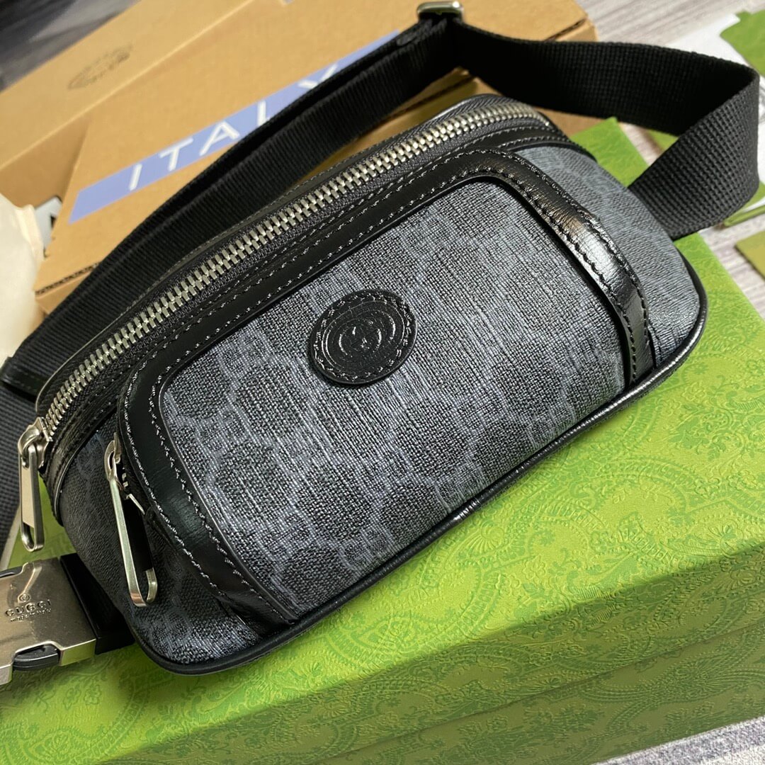 GG Supreme belt bag black 682933