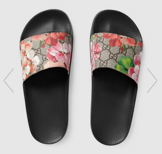 GC 408508 Blooms Supreme floral slide sandal