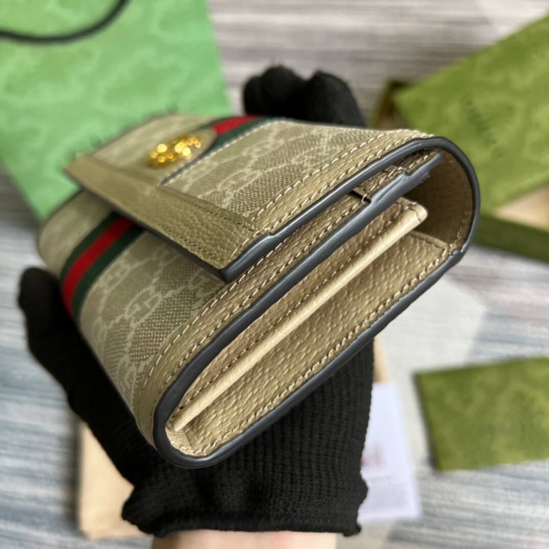 GG long wallet canvas