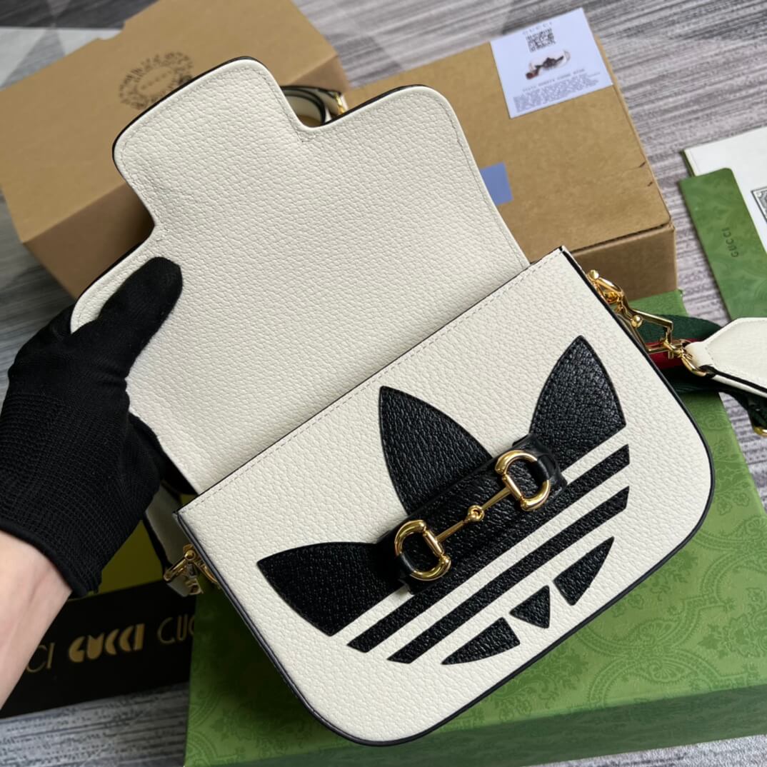 GG shoulder mini bag white 658874