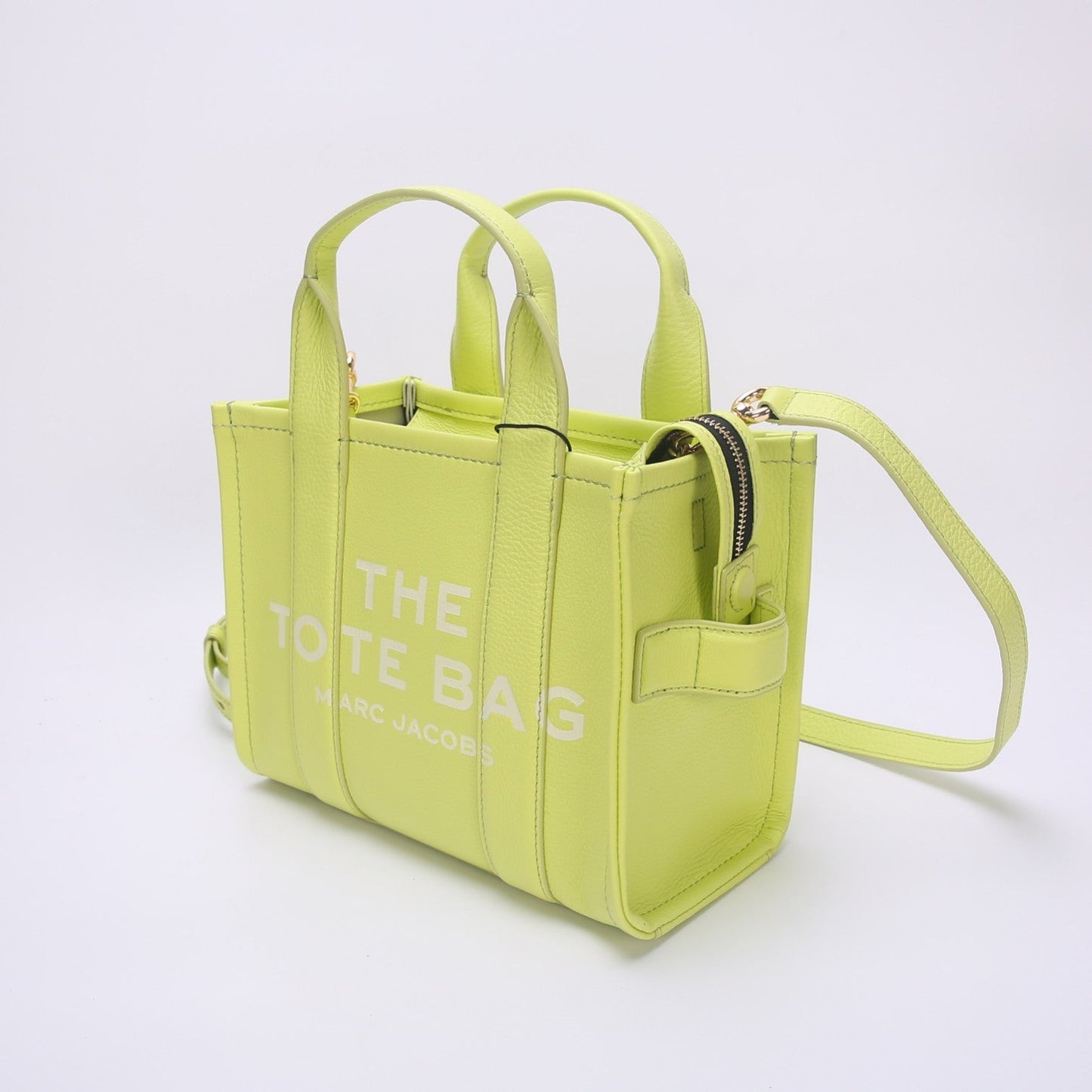 M-J TOTE LEATHER BAGS LIGHT GREEN