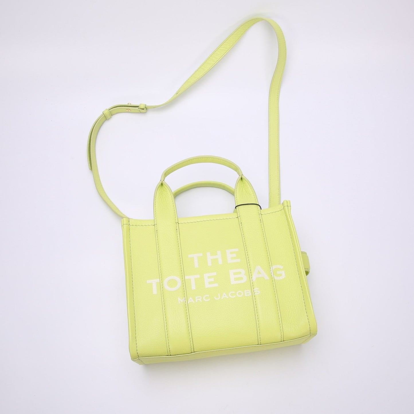 M-J TOTE LEATHER BAGS LIGHT GREEN