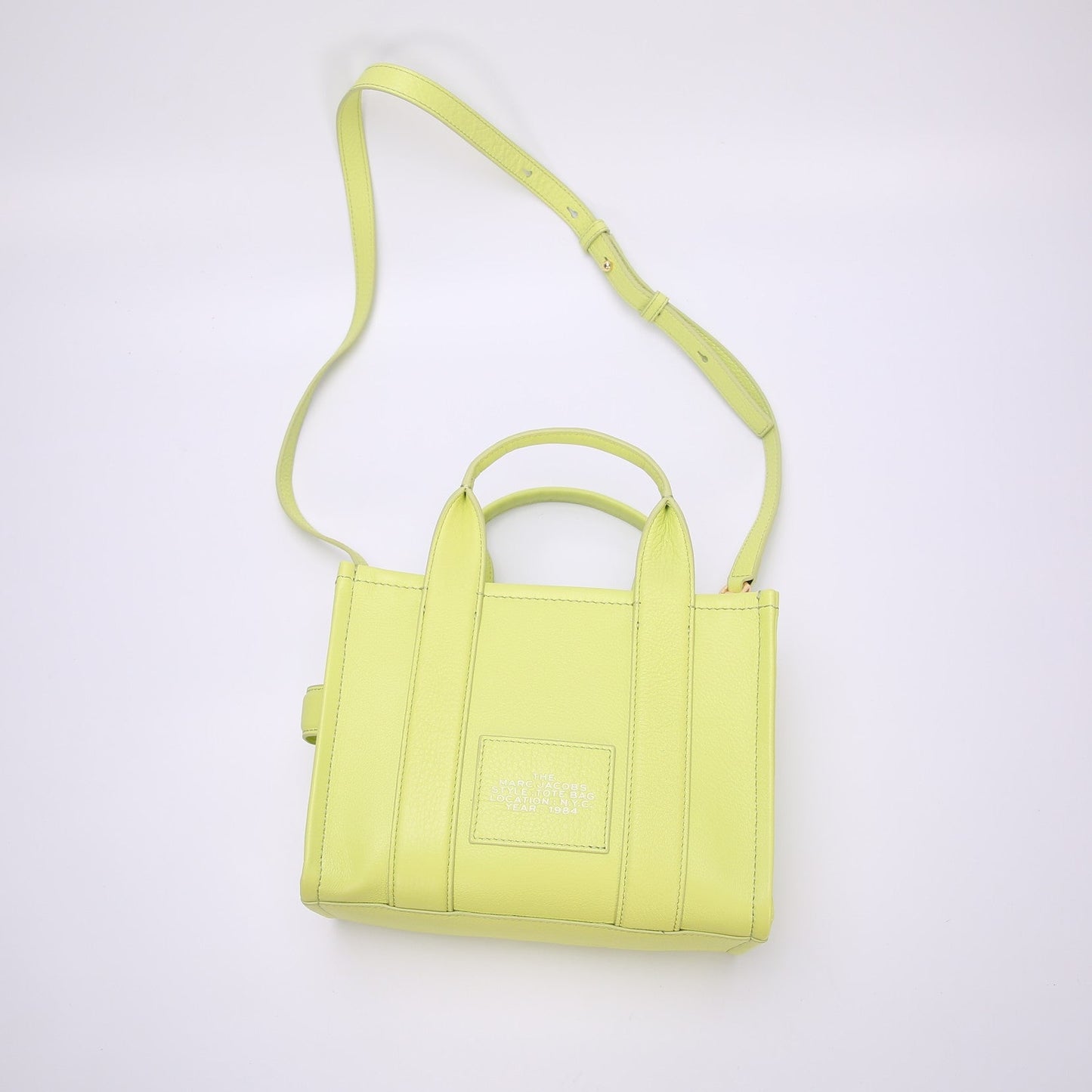 M-J TOTE LEATHER BAGS LIGHT GREEN