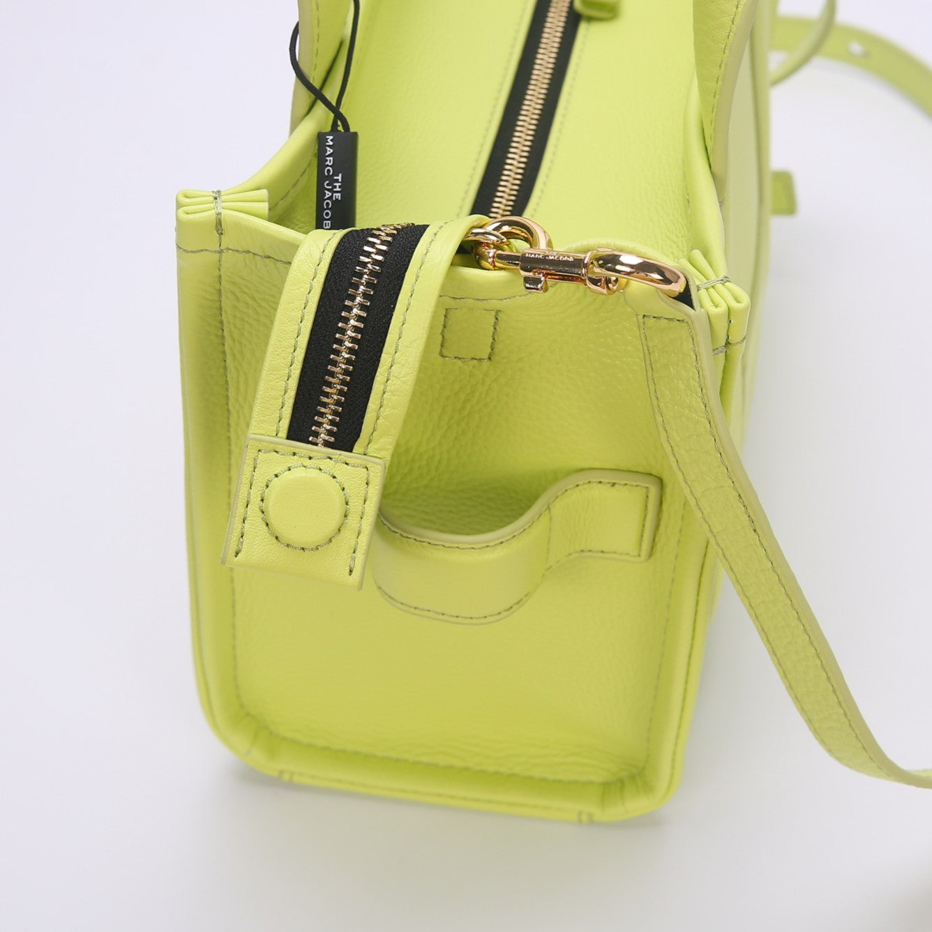 M-J TOTE LEATHER BAGS LIGHT GREEN