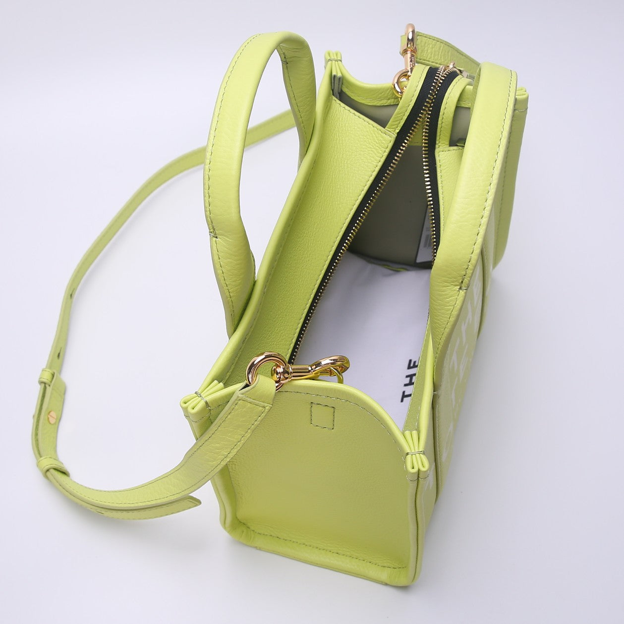 M-J TOTE LEATHER BAGS LIGHT GREEN