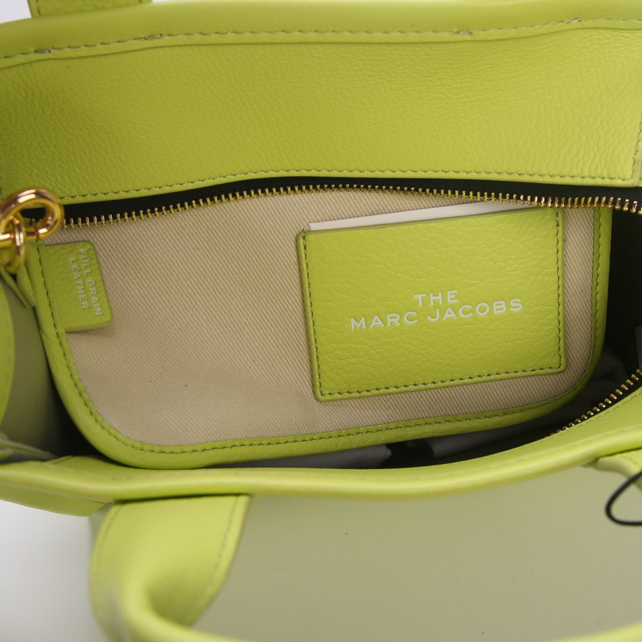 M-J TOTE LEATHER BAGS LIGHT GREEN