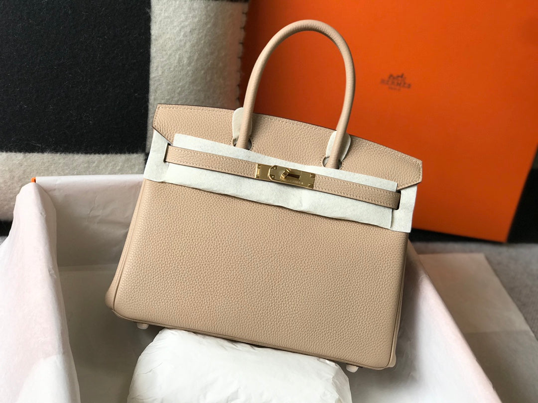 birkin 30 togo leather  gold  hardware