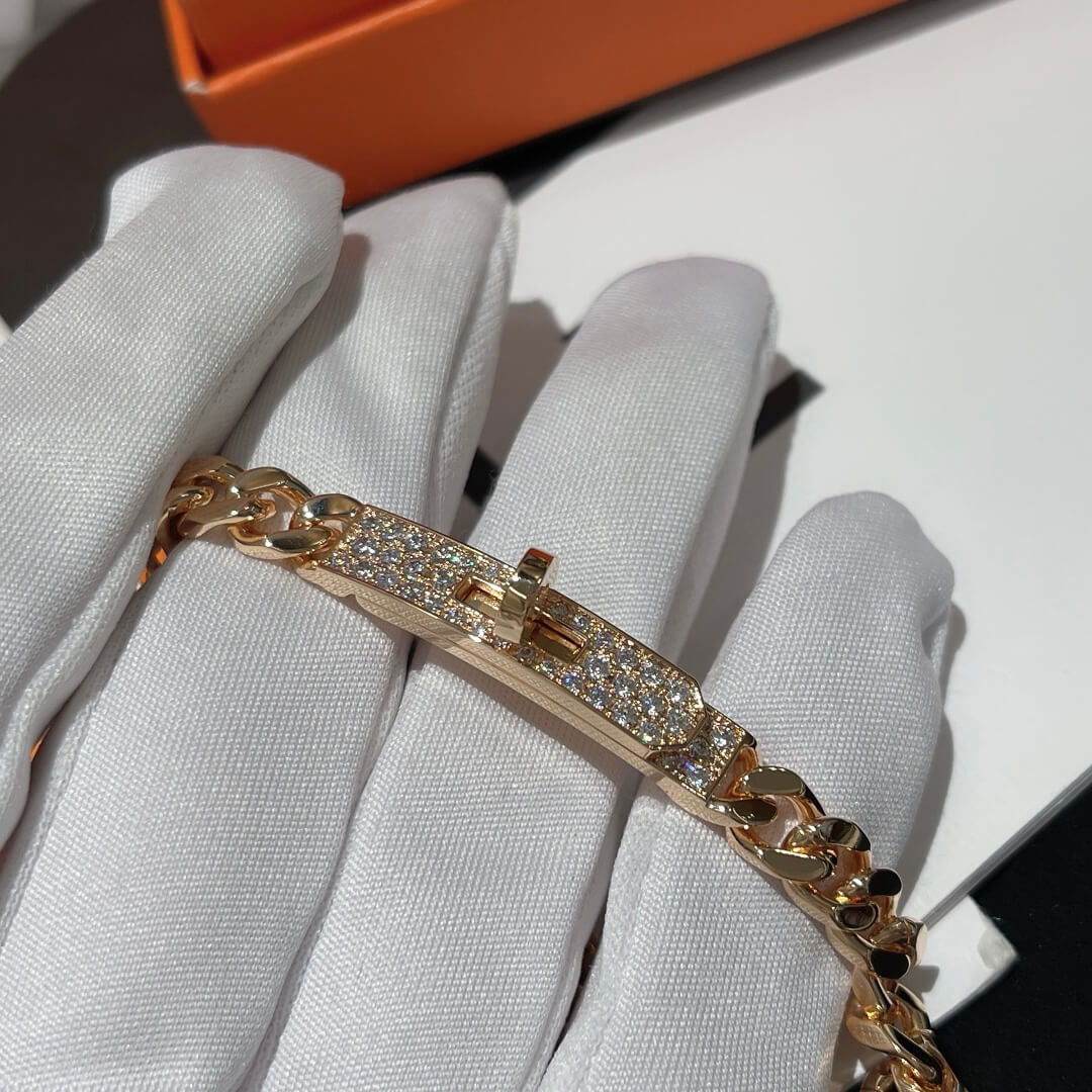 Kelly Full Diamond Leisure Versatile Advanced Atmosphere Fashion Bracelet SLHB027C03