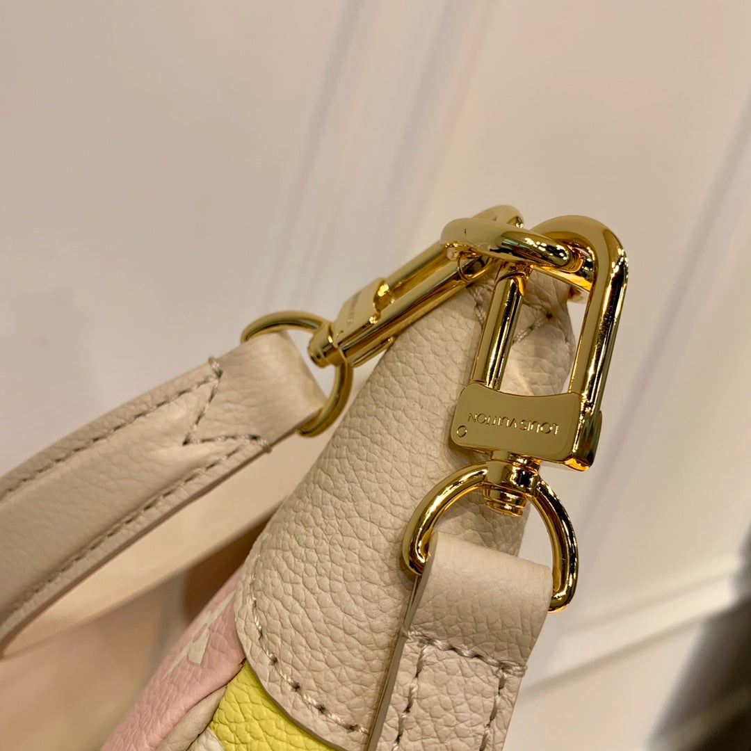 lv Monogram Empreinte leather gold hardware strap