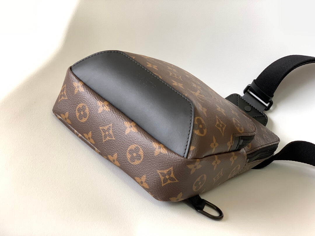 men sling bag monogram brown