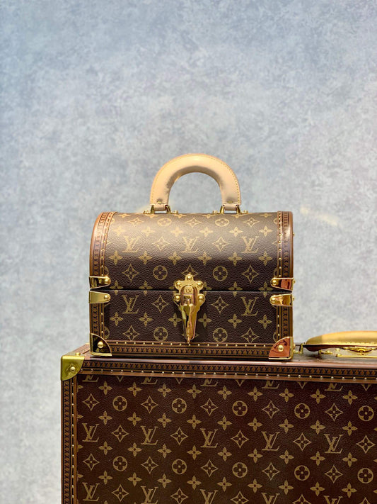 M20210 COTTEVILLE brown Monogram Box bag 28cm