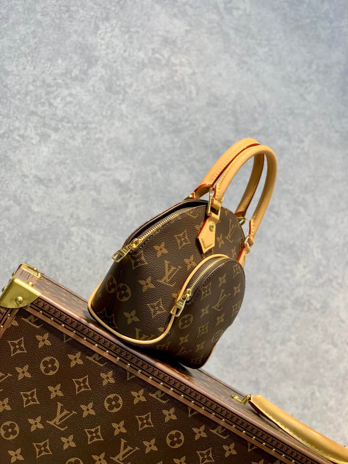 M20752 ELLIPSE BB MONOGRAM BROWN LEATHER