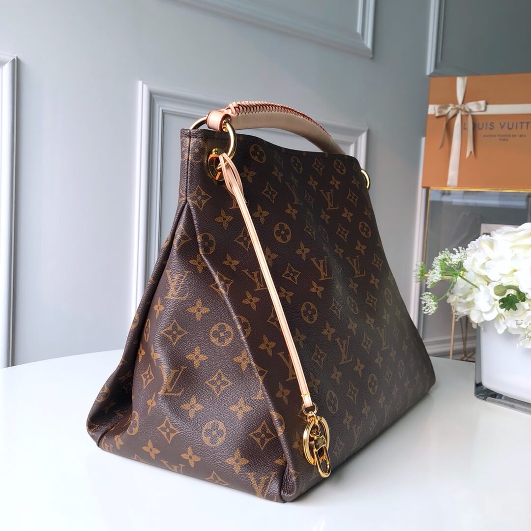 M40249 Damier Azur MM brown Monogram subaxillary bag 46cm