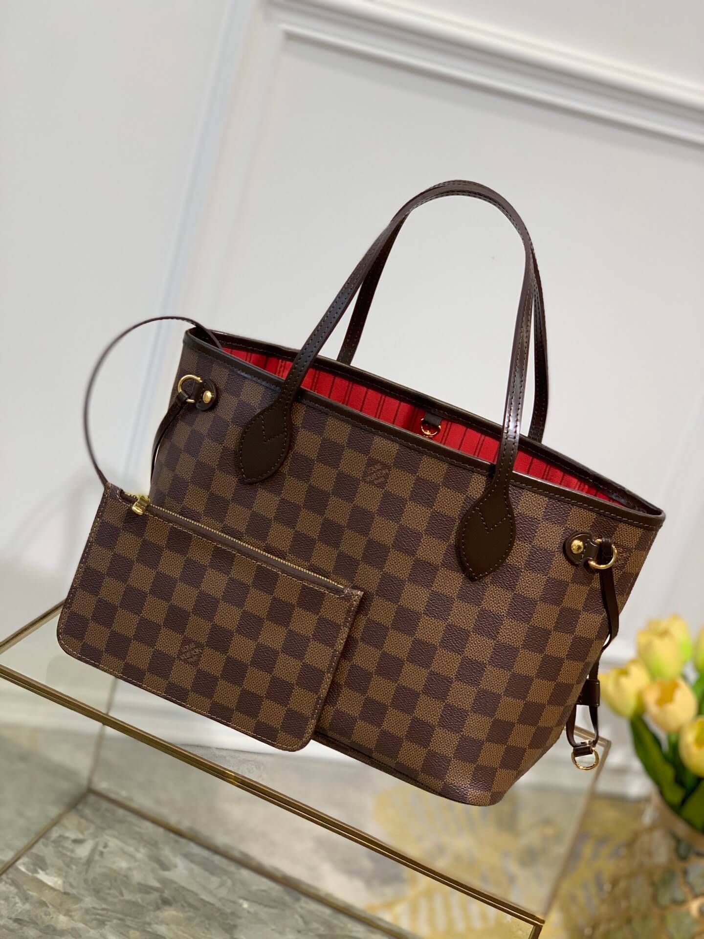 neverfull PM damier  ebene