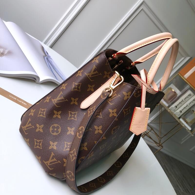 M41056 Montaigne Handbag shoulder bag cross body bags brown calfskin Monogram