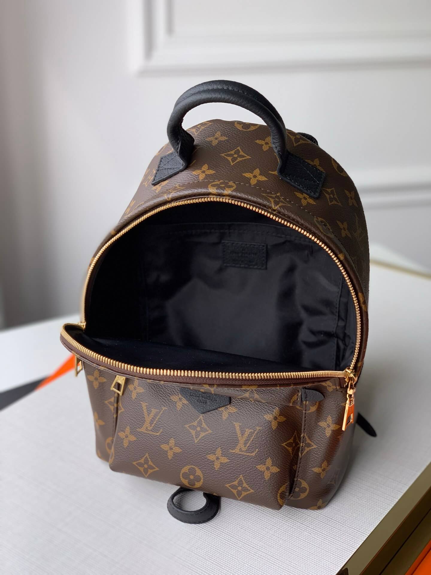 M44871 PALM SPRINGS PM brown monogram backpack